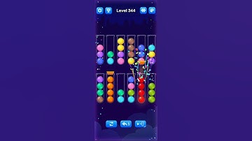 Ball Sort Puzzle level 344. #puzzle #strategy #gamer #game #live #mobile #new #ballsortpuzzle