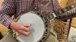 “The Old Spinning Wheel” Gibson Prewar Original Flathead F4713-2 - Jim Britton Banjo