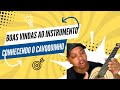#01 BOAS VINDAS , AO INSTRUMENTO CAVAQUINHO , CONHECENDO PARTE POR PARTE !