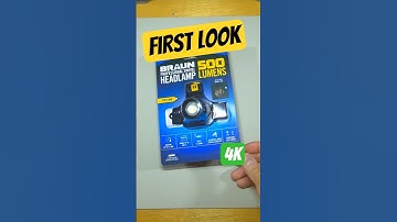 Braun Headlamp in Action 🔦 | Quick 4K Short