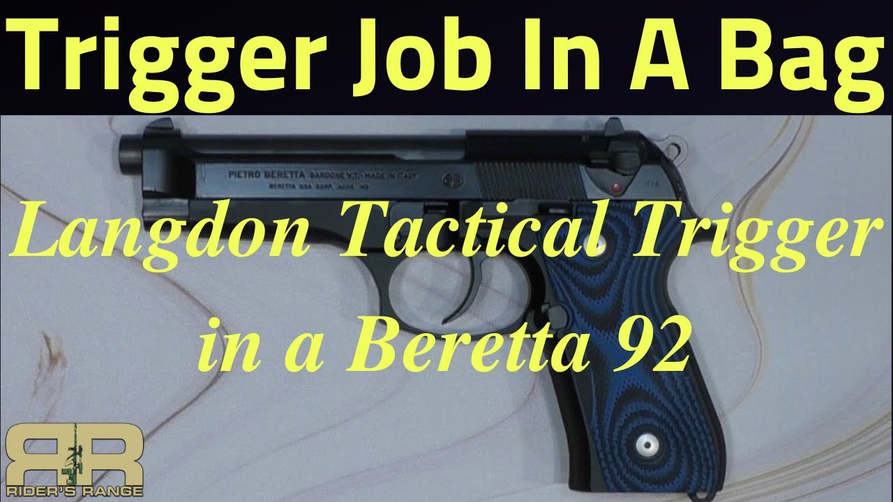 Trigger Job in a Bag - 92/96/M9 Series - Langdon Tactical