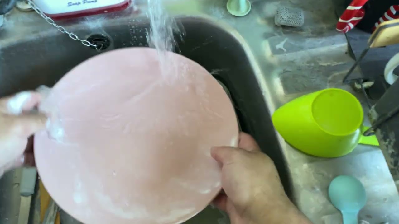 20. No Talking ASMR | Intense Scrubbing & Hot Water Flow 