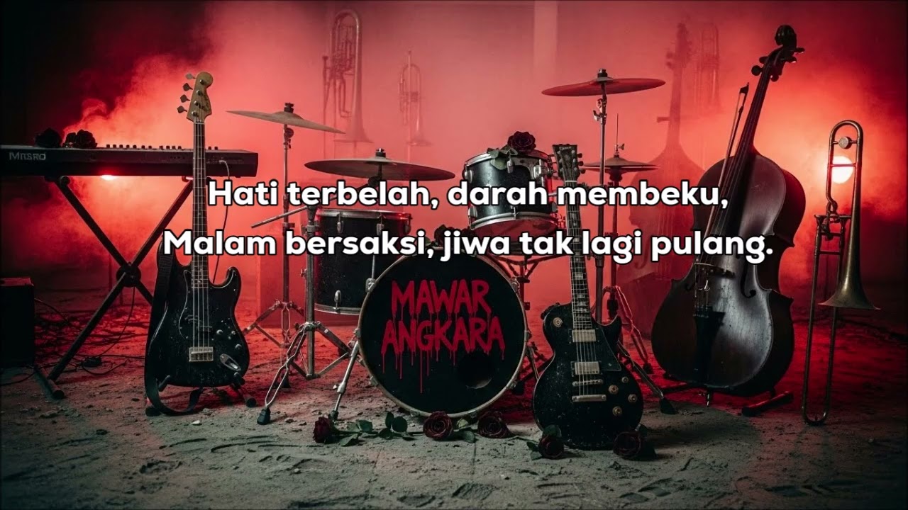 Mawar Angkara -  Api Dan Sungai  (Official Lirik)