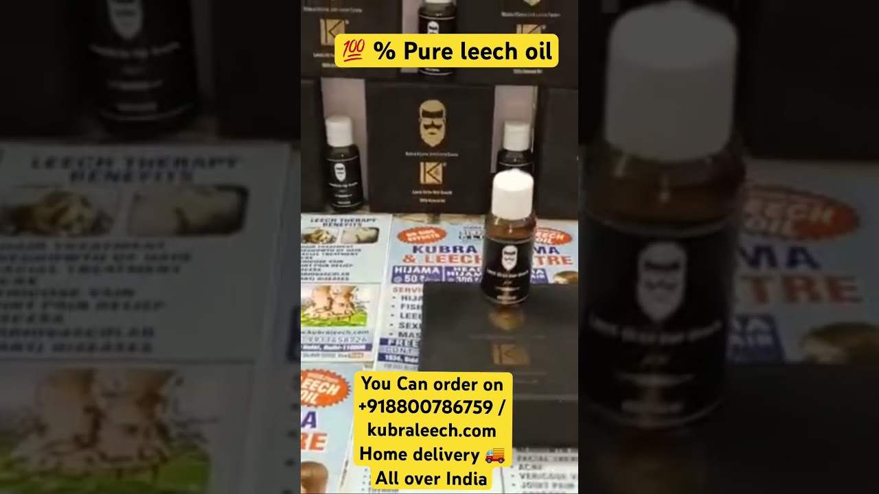 "How I Regrew My Hair Naturally: 100% Pure Leech Oil for Hair Regeneration & Stopping Hair Fall!"