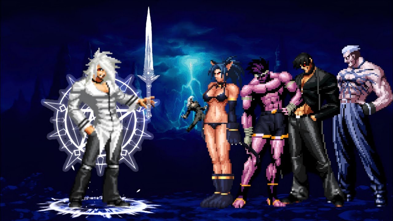 [KOF Mugen] Remus Vs Bosses Team - YouTube