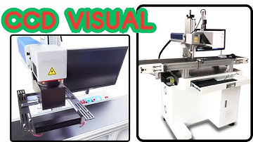 CCD VISUAL POSITION FLYING LASER MARKING MACHINE, Flying laser marking machine with CCD CAMERA