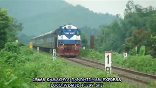 15668 Kyq Gandhidam Exp At Green Abhayapuri Flash Back Of Gkcalling