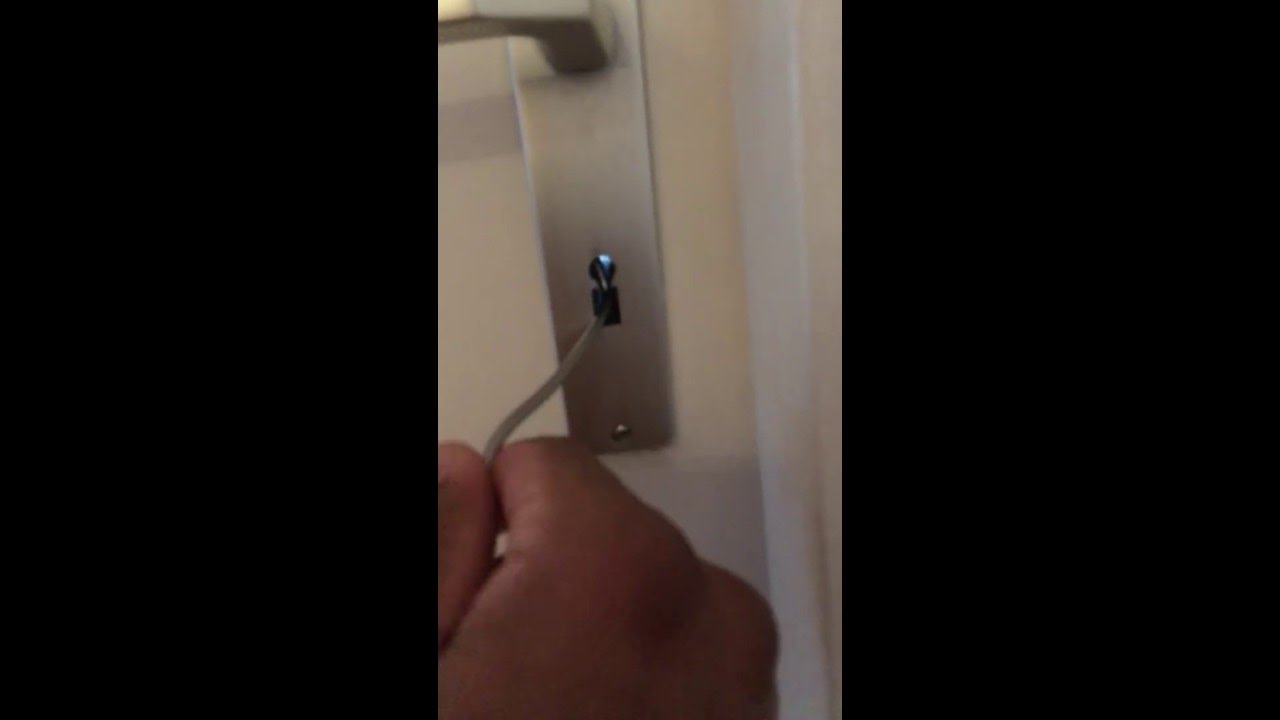 Comment ouvrir ou fermer une porte sans clé !très facile youtube