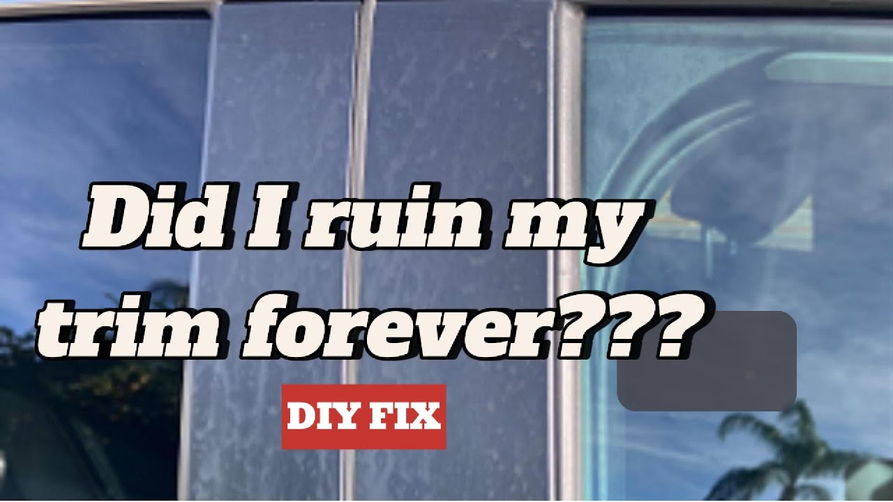 How to Fix Stained Trim