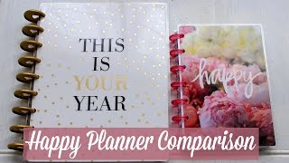 Happy Planner Mini & Classic Comparison