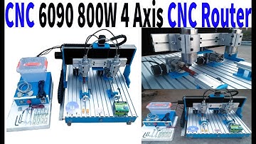 CNC 6090 800W 4 Axis CNC Router