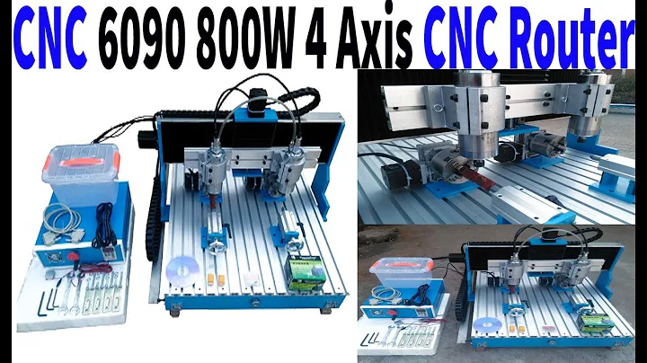 CNC 6090 800W 4 Axis CNC Router