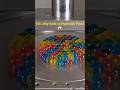Hydraulic Press vs 100 Jelly Balls! 😳 #satisfyingvideo #satisfying #asmr #oddlysatisfying #shorts