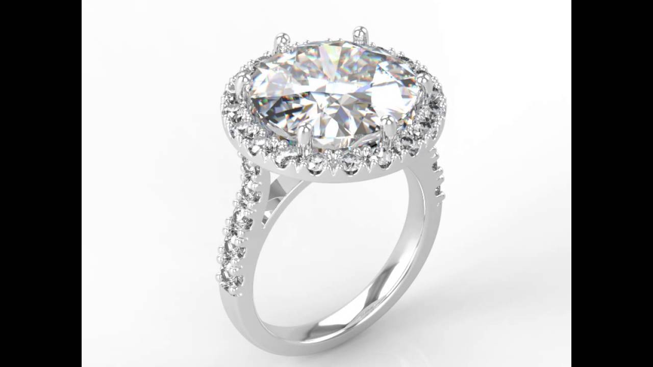 Diamond Ring 360° Rotation Animation