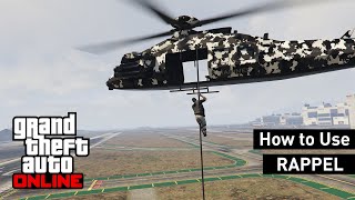Famous How to use Rappel in GTA Online / How Rappel Out of a Helicopter in GTA 5 Online Profile
