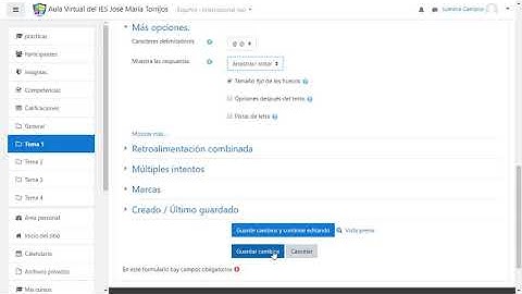 Cuestionario Moodle: Rellenar huecos