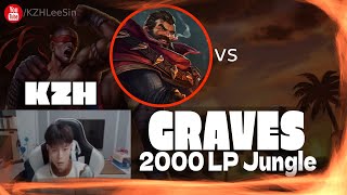  KZH Graves vs Ekko Jungle 1200 LP (Best Lee Sin) - KZH Graves Guide