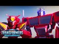 Transformers: EarthSpark | NOVA SÉRIE | Optimus Prime e Elita-1 | Animação | Transformers Português