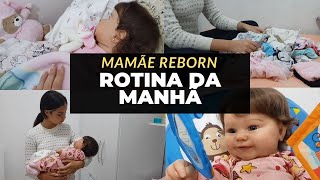 ROTINA DA MANHÃ COM DUAS BEBÊS REBORNS LUNA E AMÉLIA! 
