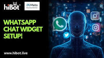 How to Create A Chat Widget / Icon For Your WhatsApp Number? | HiBot Tutorial