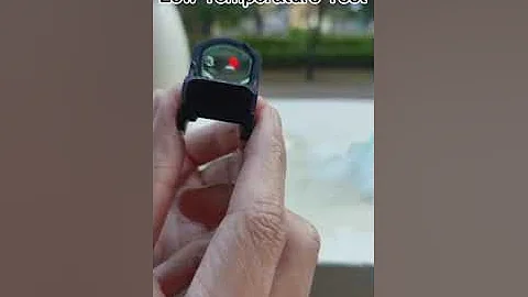 GOWUTAR red dot sight low temperature test