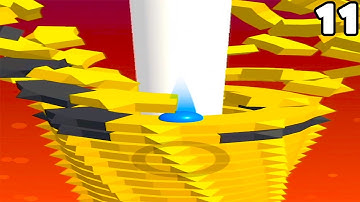 ASMR Stack Ball Gameplay All Levels Walkthrough Android,ios Level 11