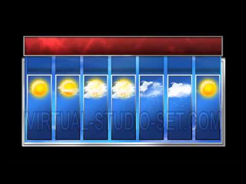 7 Day Weather Animated Background Youtube