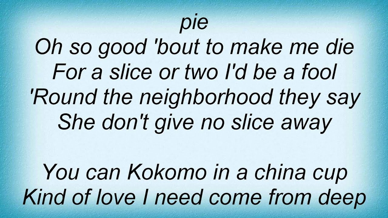 Little Feat - Kokomo Lyrics - YouTube
