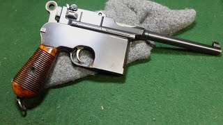 A Weird Gun Gets Even Weirder The Mauser C96 Broomhandle Flatside Pistol