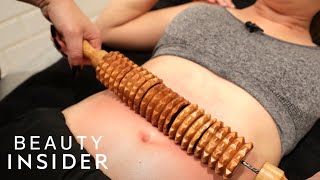 Wood Roller Therapy To Tone Abs | Beauty Explorers | Beauty Insider