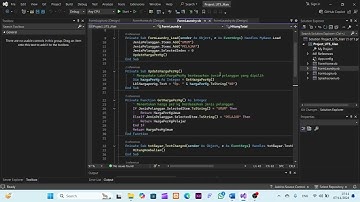 Membuat Aplikasi Laundry - Visual Studio 2022 (Community)