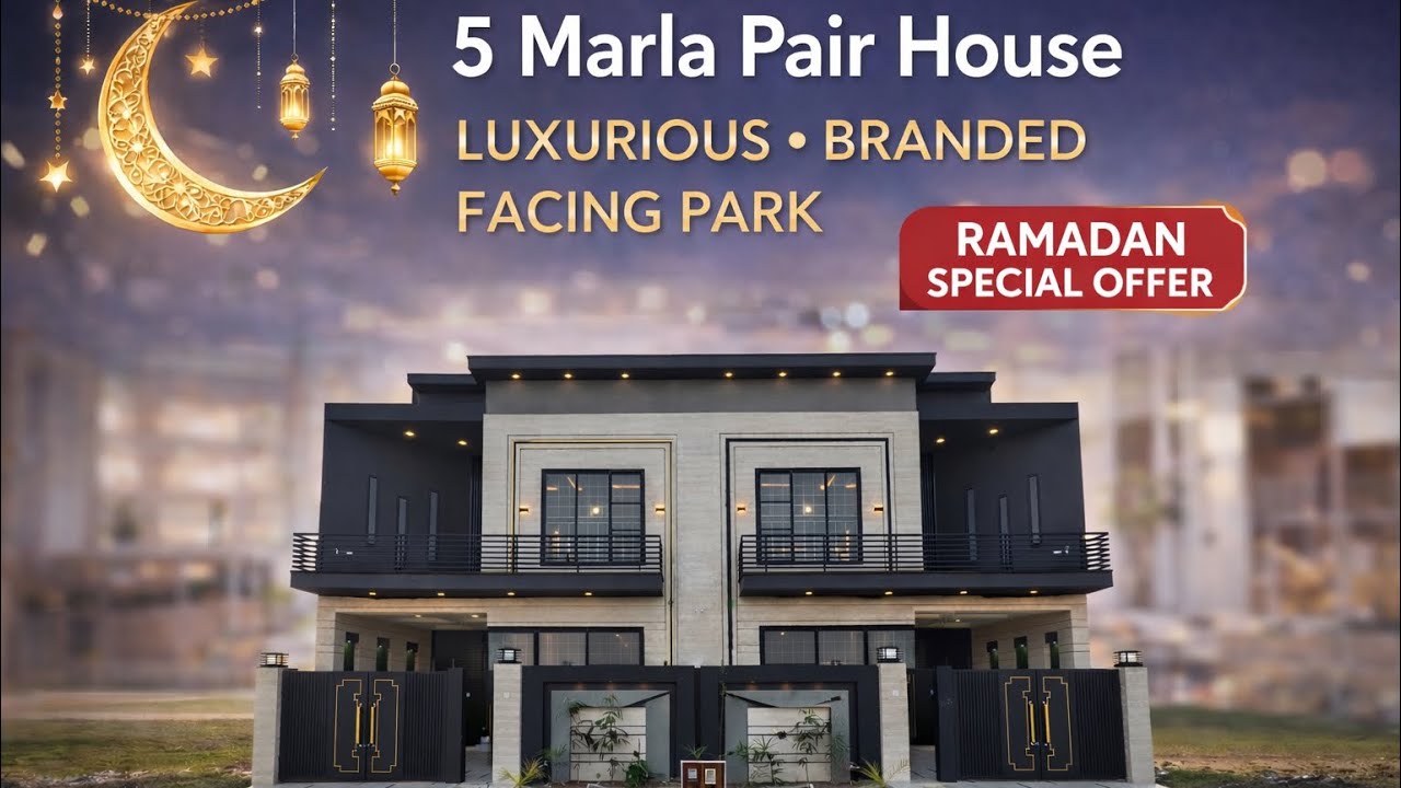 City housing Sialkot 5 Marla pair house for sale 