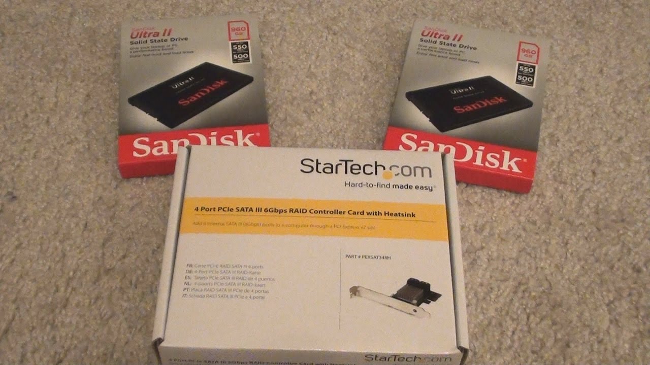 2 ssd in raid 0