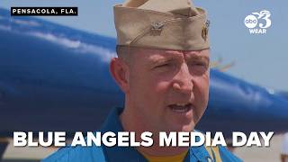 Blue Angel pilots speak to media ahead of Pensacola Beach Air Show