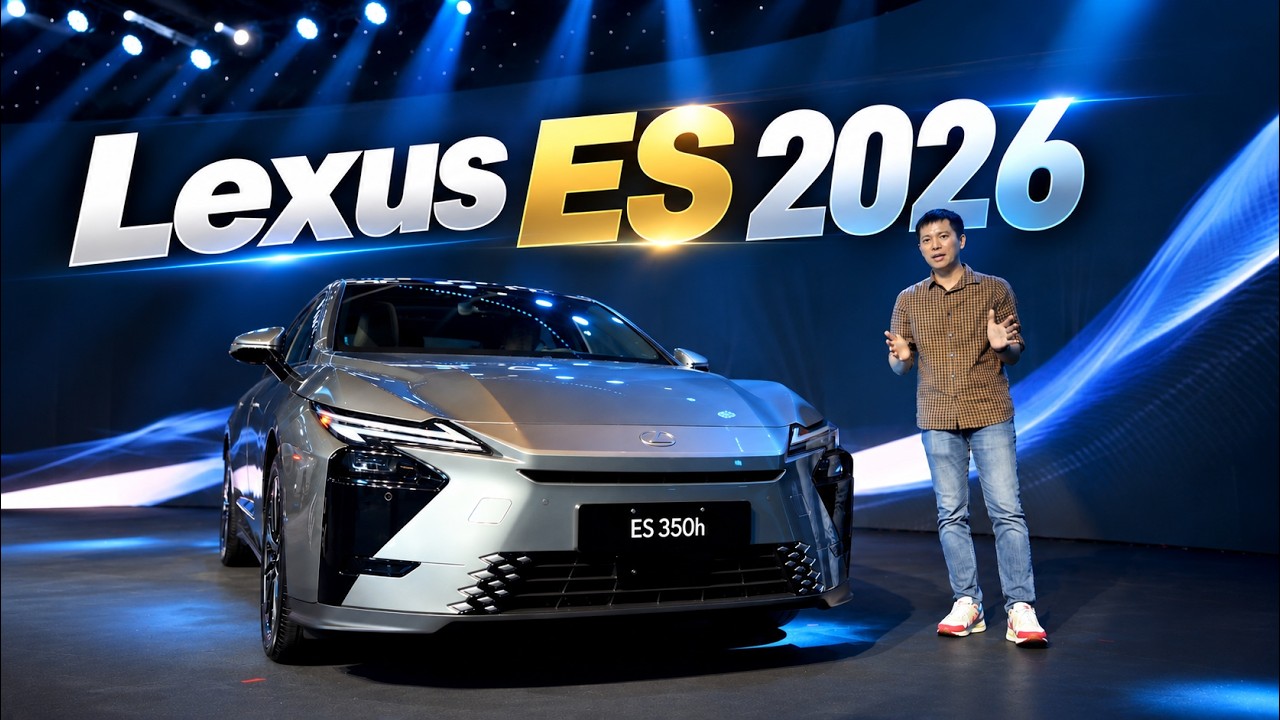 Cận cảnh Lexus ES hoàn toàn mới vừa ra mắt: Động cơ Hybrid và thuần điện, giá từ 2,34 tỷ đồng