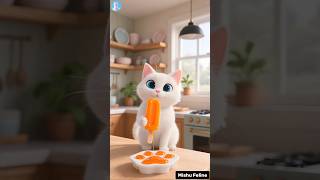 Sweetest Party Mishu Cat Brings Home A Giant Popsicle To Spread Joy