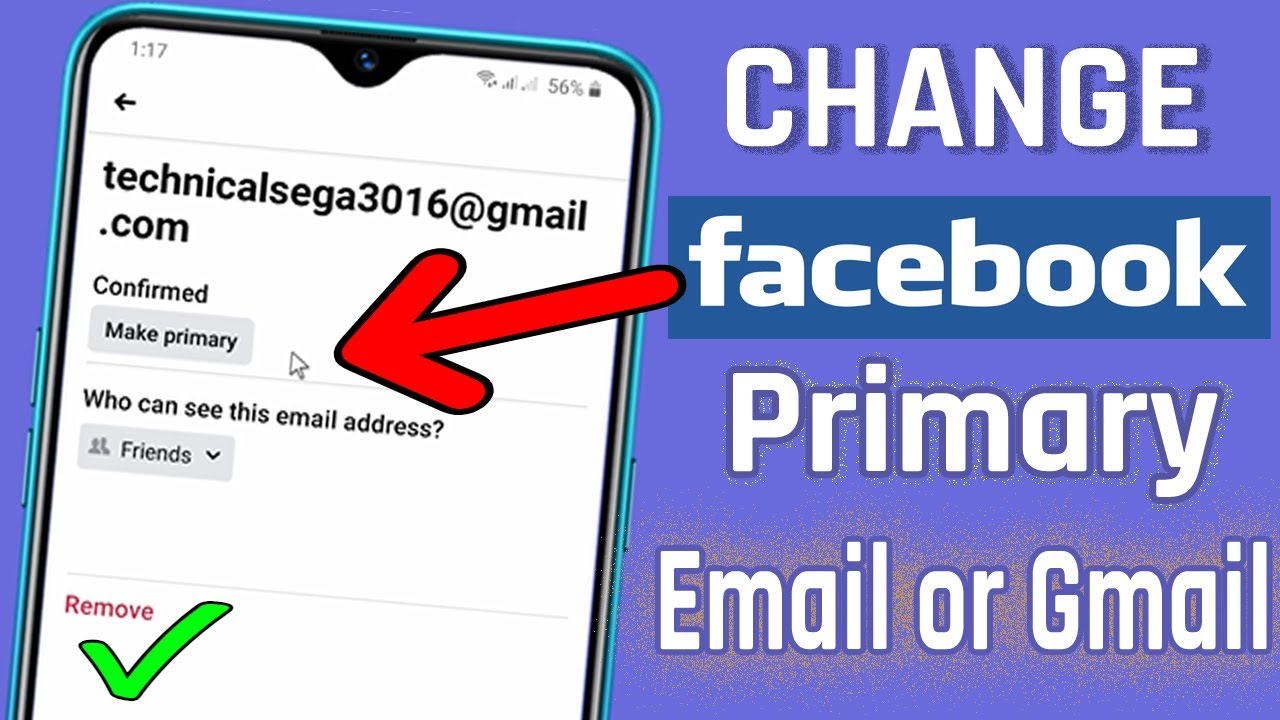 How To Change Primary Email Gmail Address In Facebook Account 2021