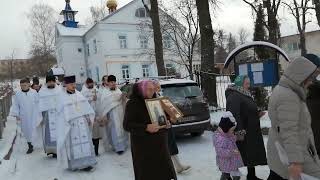 Крестный ход. Звон колоколов. Богослужение в Михайлов день #архангелмихаил #православие #храм