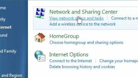 How to enable your network connection in Windows 7