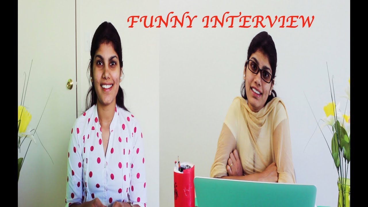 Fun Skit 3 Funny Job Interview MadhuRavi YouTube