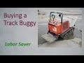 Buying a canycom concrete track buggy