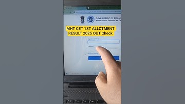 MHT CET 1st Round Allotment Result 2025 | MHT CET 1st Allotment list 2025 #mhtcet