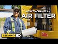 HEAVY DUTY MECHANIC Shows You How To Change The CAT 314 Air Filter