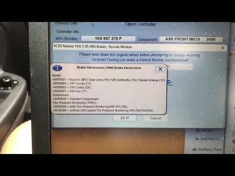 Golf 5 TPMS VCDS Coding