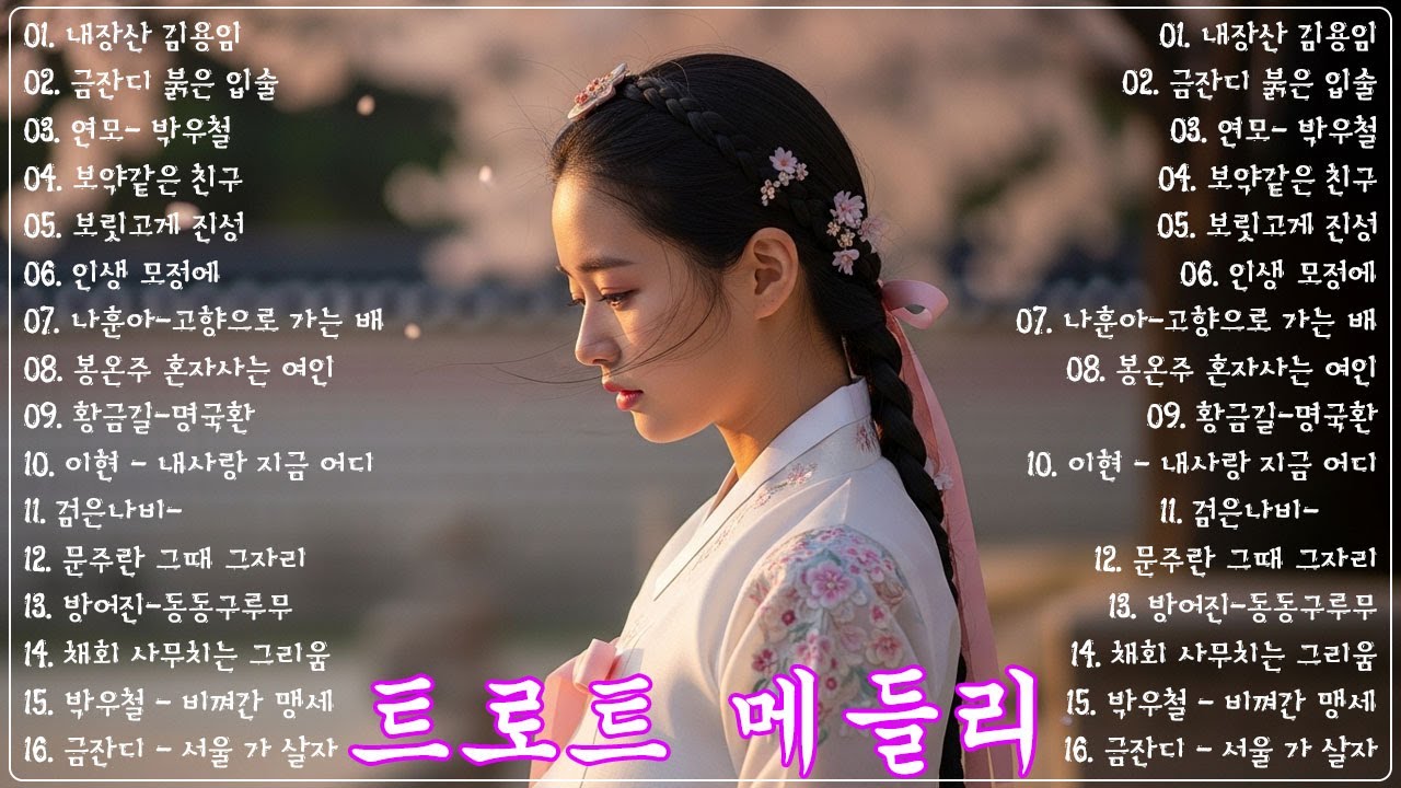 잔잔하니 듣기좋은 그때 그 시절 감성 트로트 15선, 추억의 명곡 모음💿당신을 위로 하는 애절한 감동 #인생트로트 #트로트 #노래 #대중가요 #한국음악 #감성트로트 #trot