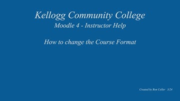 Moodle 4+ Course Format