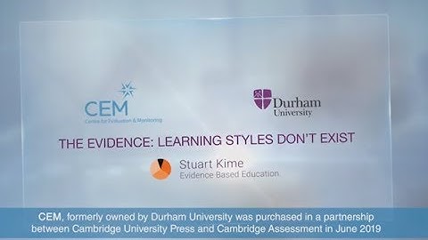 The Evidence  Learning Styles Don’t Exist
