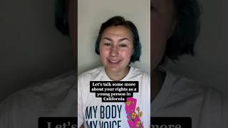 Know your rights as a young person in California! Get more info at planned.org/sexedtogo