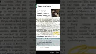 اللغة الإنكليزية/الرابع الإعدادي قطعة كتاب يونت الخامس wedding