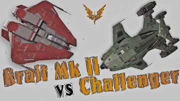 Elite:Dangerous. Krait Mk II vs Alliance Challenger
